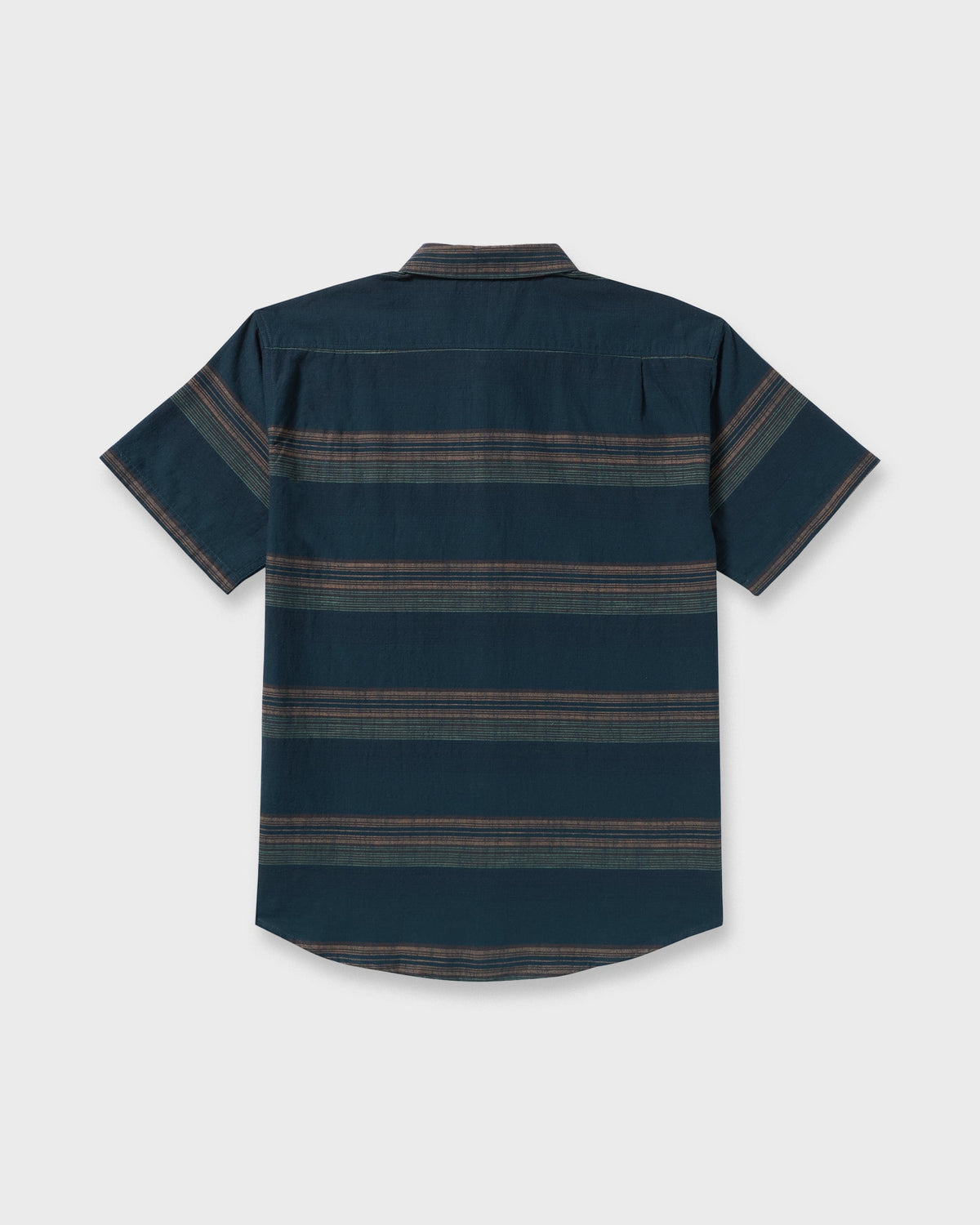 All Day Stripe Short Sleeve Shirt - Midnight