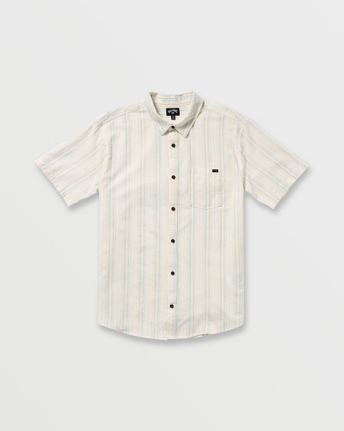 All Day Stripe Short Sleeve Shirt - Off White