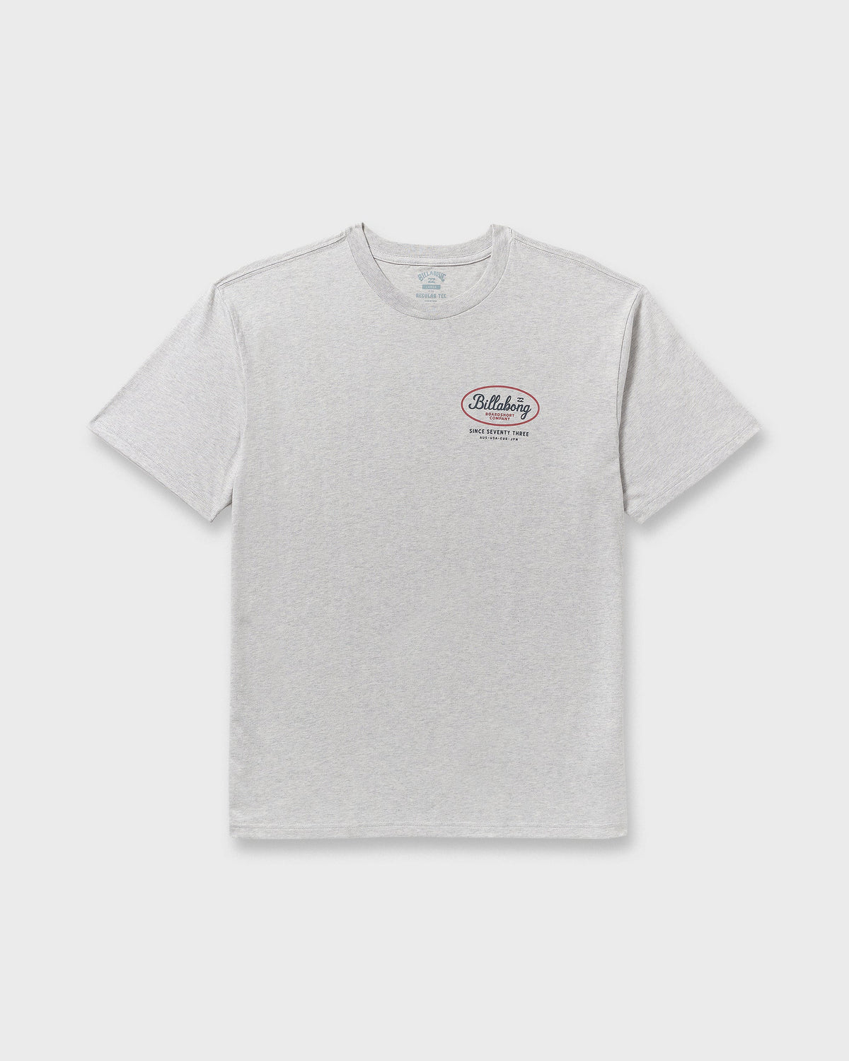 Walled Regular Short Sleeve T-Shirt - Lt Grey Htr