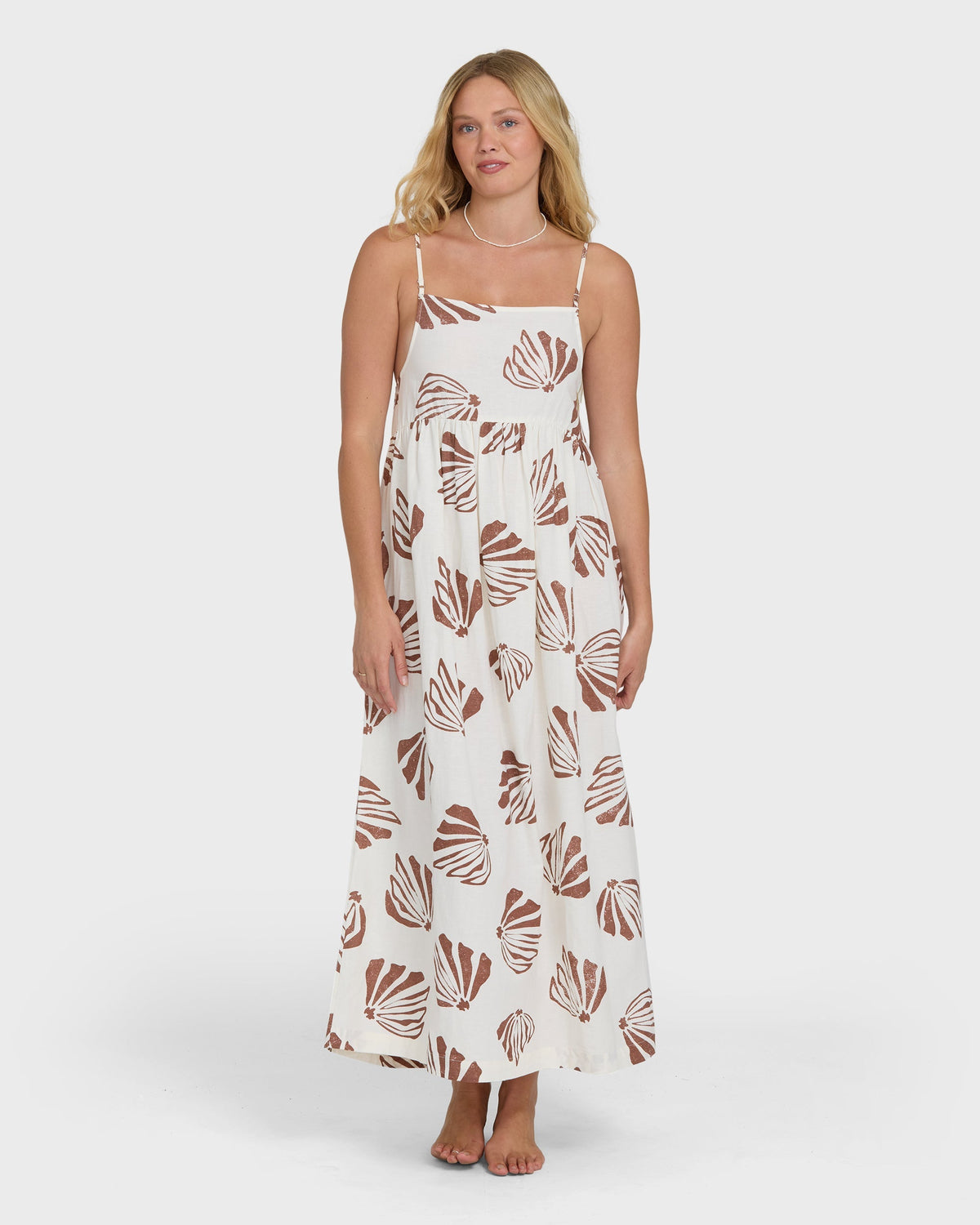 Undone Maxi Cover-Up Dress - Salt Crystal