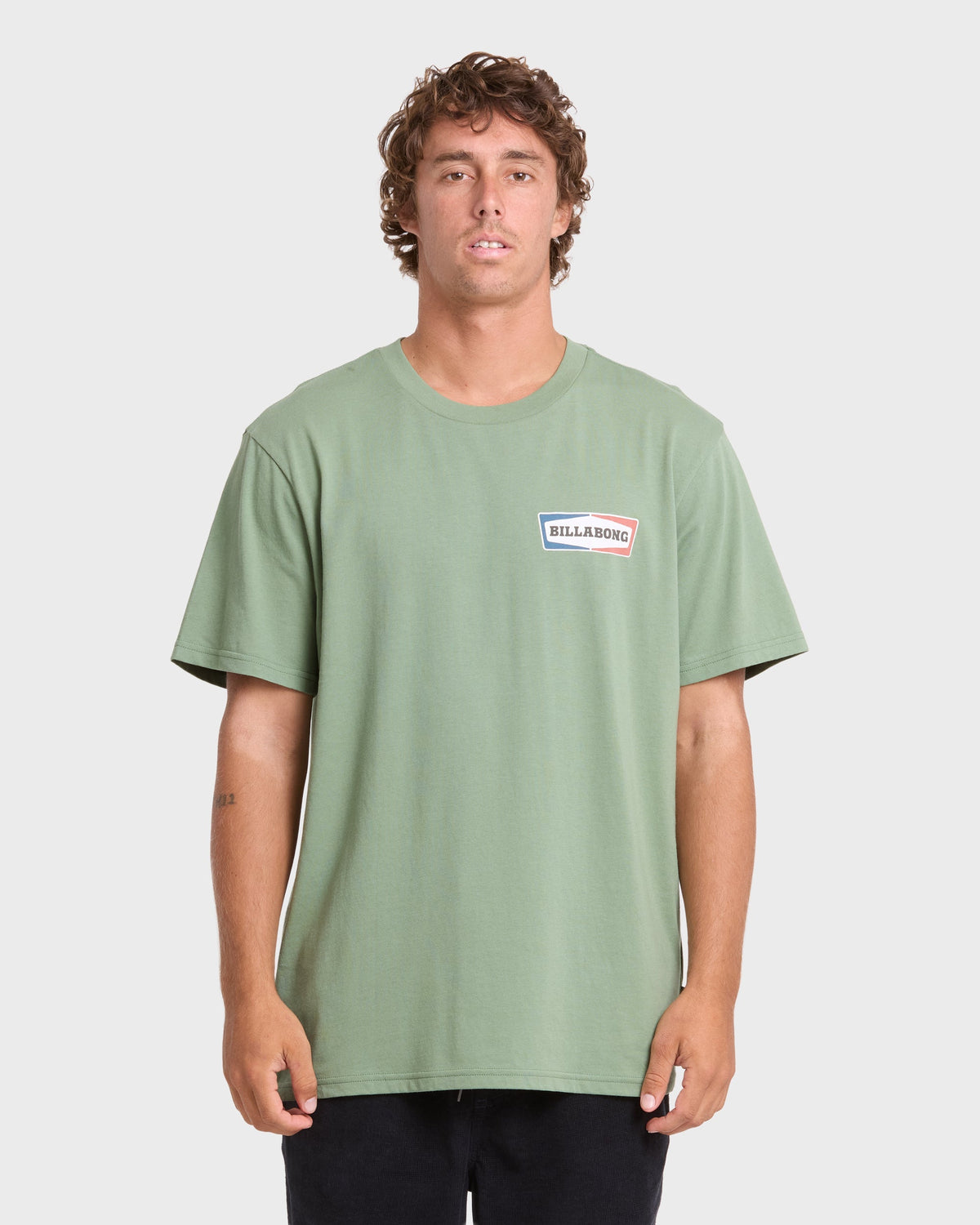 Walled Premium Short Sleeve Knit T-Shirt - Hedge Green