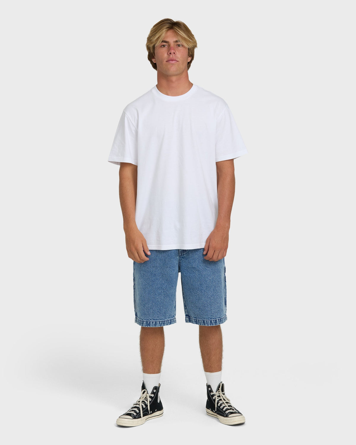 Bad Dog 22 Denim Shorts - Faded Denim