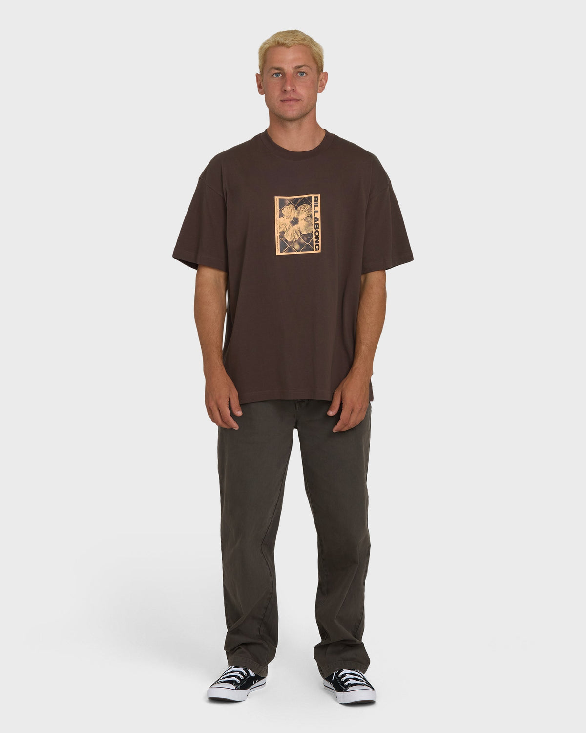 Link OG Short Sleeve Knit T-Shirt - Chocolate Brown
