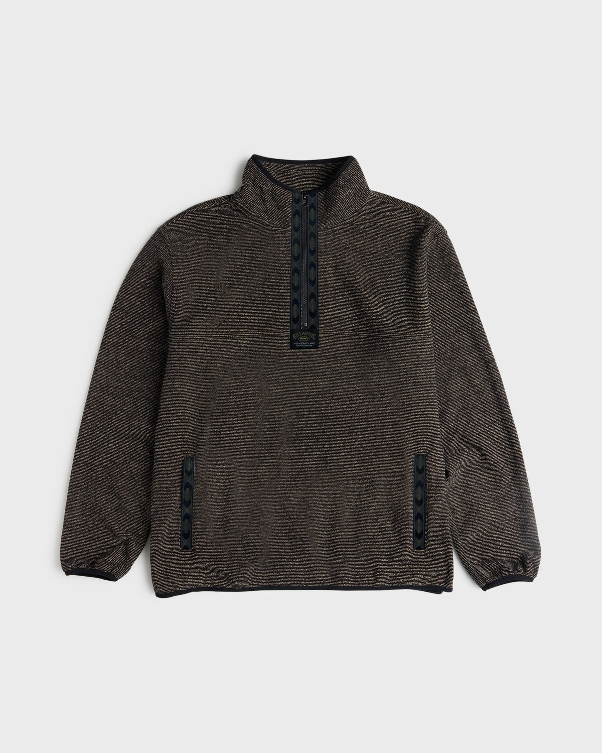 Frontier Mockneck Quarter-Zip Fleece - Black
