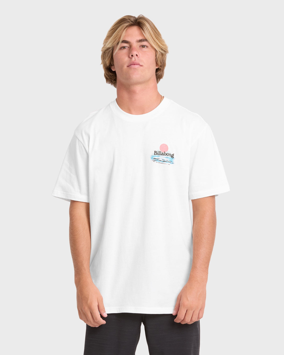 Lounge Premium Short Sleeve Knit Graphic T-Shirt - Off White