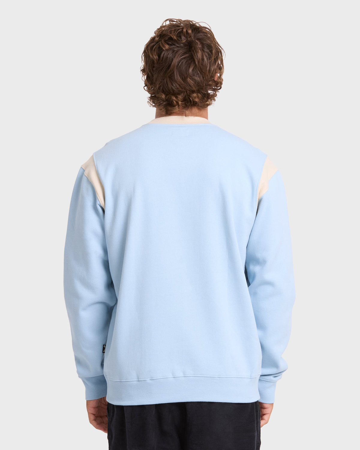 Highway Garage Crewneck Sweatshirt - Blue Smoke